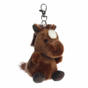 Palm Pals - 4" Truffle Brown Horse™ Clip-On