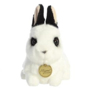 Aurora - Miyoni - Black And White Rex Rabbit - 20 cm