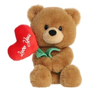 Aurora - Blossoming Lover Bear - Caramel - 28 cm